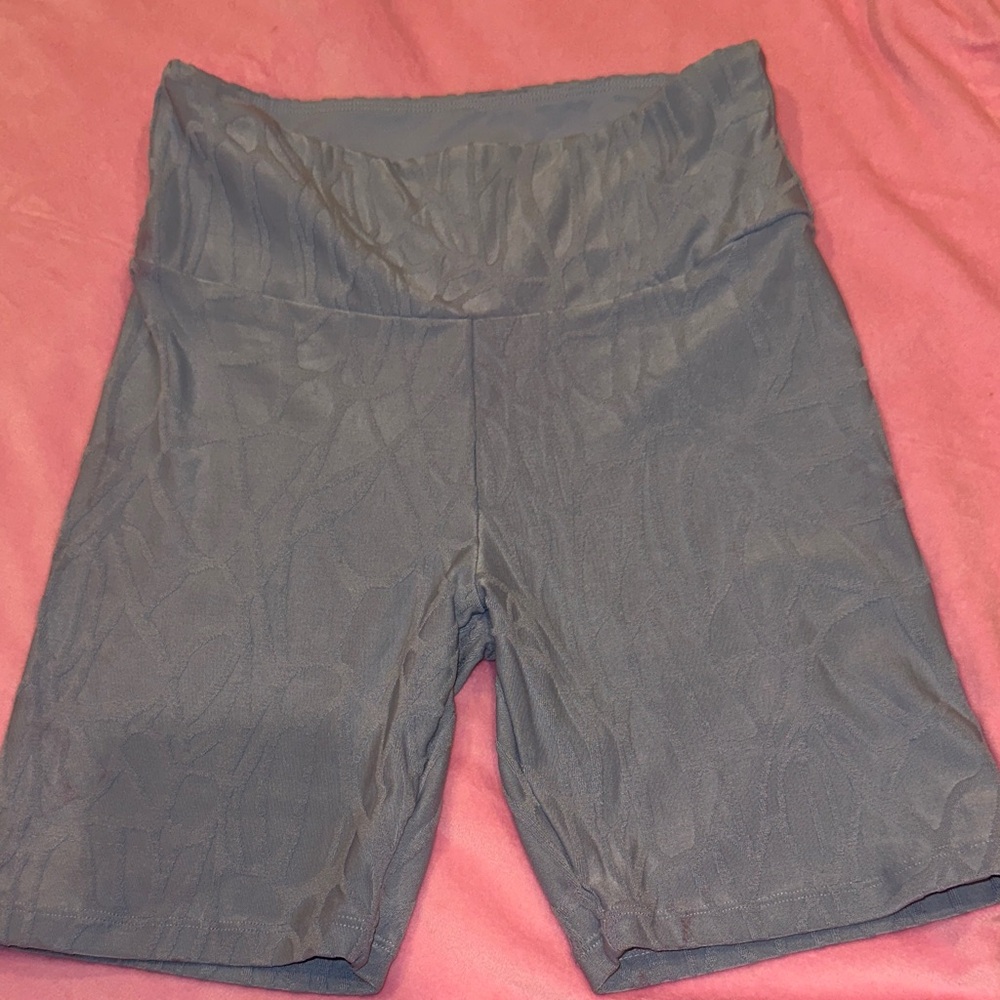 Women's Gray/Light Blue Shorts